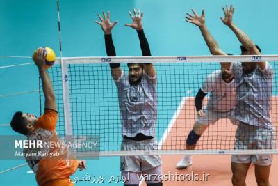 برتری آذرباتری، فولاد و لبنیات آمل در هفته هفدهم لیگ والیبال