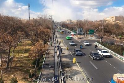 خطر نقطه حادثه خیز در بزرگراه شهید محلاتی رفع شد