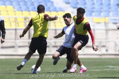 تمرین پرسپولیس دونوبتی شد