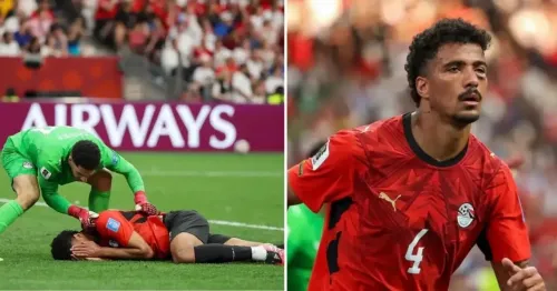 مدافع مصر ضربه مغزی شد!