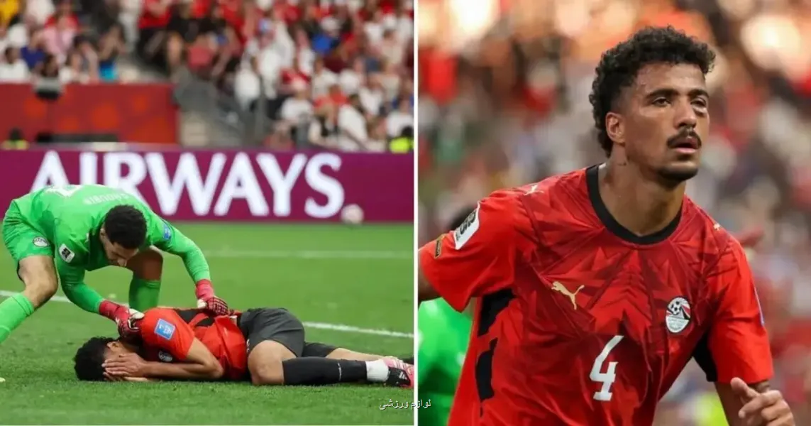 مدافع مصر ضربه مغزی شد!