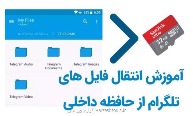 تغییر محل پیشفرض فایل های تلگرام