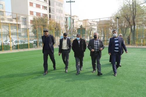 نوسازی 7 زمین چمن محلی در جنوب شرق تهران